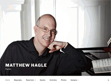 Tablet Screenshot of matthagle.com
